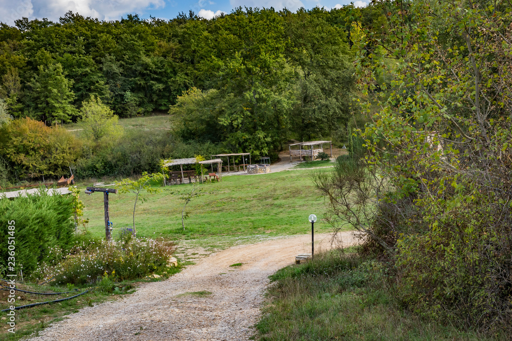 camping site on the countryside of Tuscany camping site on the countryside of Tuscany