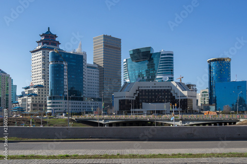 Kazakhstan  Astana  View of city skyline