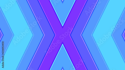 Background in paper style. Of multi-colored details.