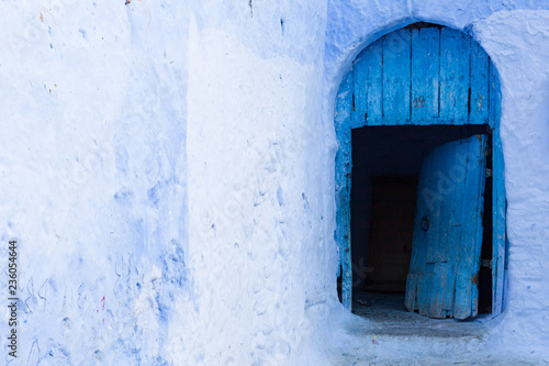 Blaue Tür in Chefchaouen in Marokko © Winfried Rusch