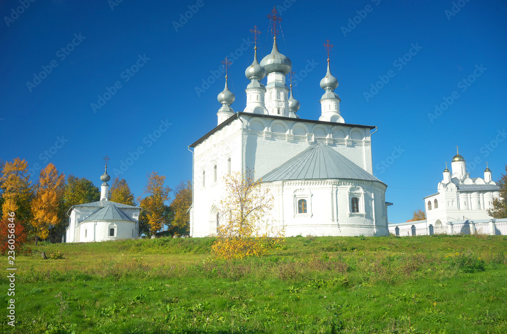 Autumn landscape in the city of Suzdal. Autumn landscape in the city of Suzdal.