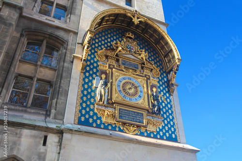 Paris / Horloge du palais de la Cité (La Conciergerie)