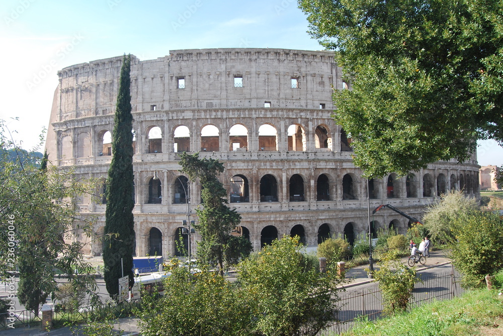 Naklejka premium Il Colosseo a Roma, Italia