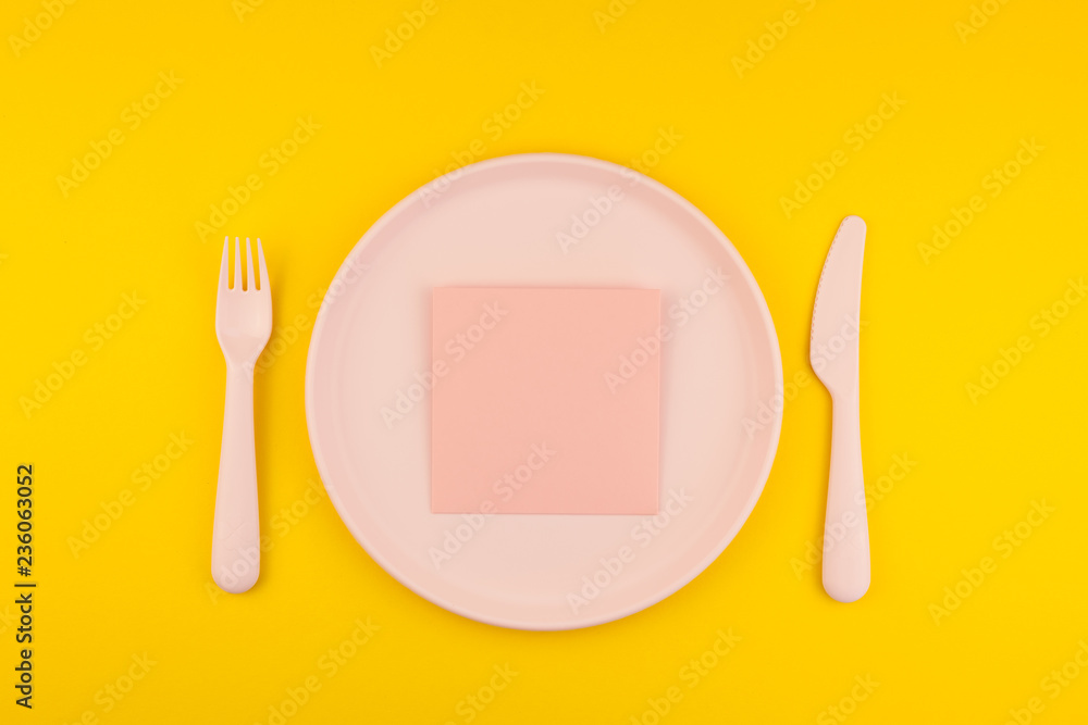 Pink letter on serving table. Romantic concept Pink letter on serving table. Romantic concept
