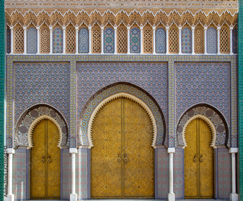 Königspalast in Fès in Marokko