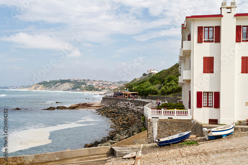 Bidart and Guethary town in Basque COuntry, south of France