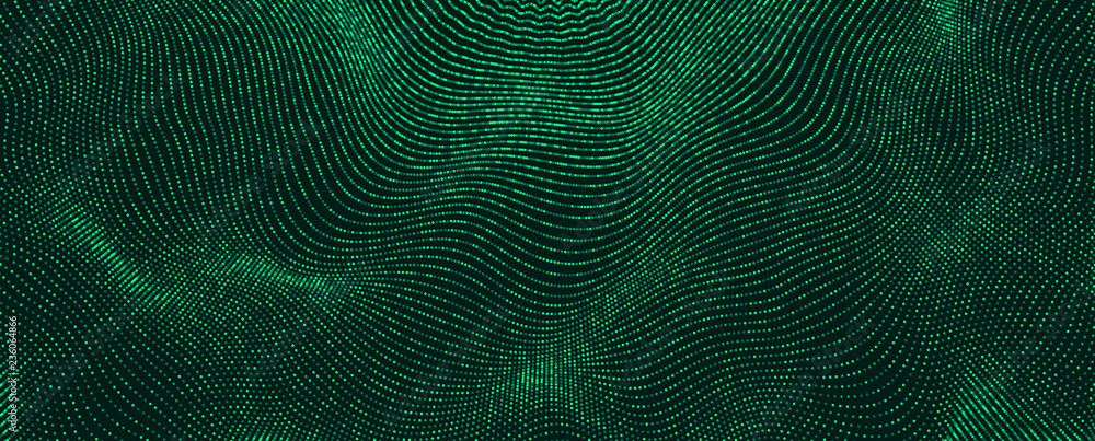 Abstract science or technology background. Graphic design. Network illustration with particle. 3D grid surface. Abstract science or technology background. Graphic design. Network illustration with particle. 3D grid surface.