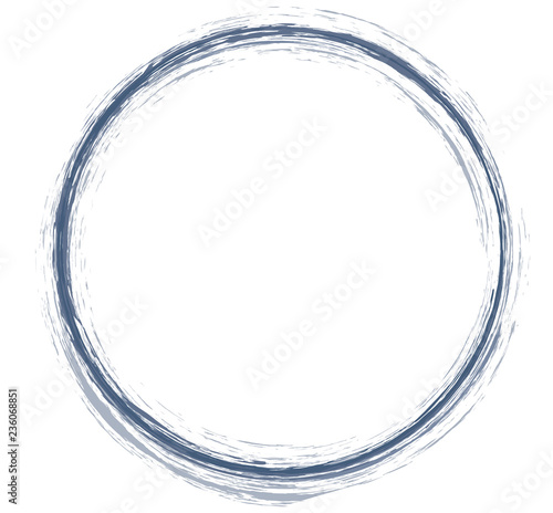 Grunge circle frame