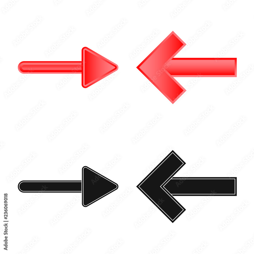 Vector design of element and arrow logo. Collection of element and direction stock vector illustration. Vector design of element and arrow logo. Collection of element and direction stock vector illustration.