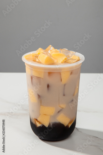 Pearl baked milk pudding