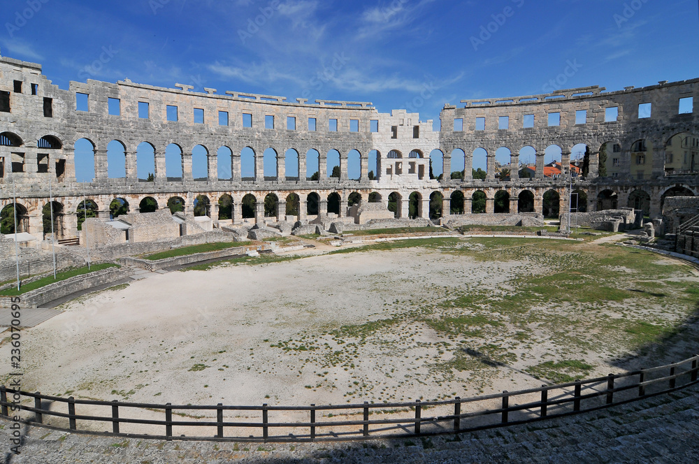 Croatia, Pula, The Pula Arena is the name of the amphitheatre located in Pula, Croatia.