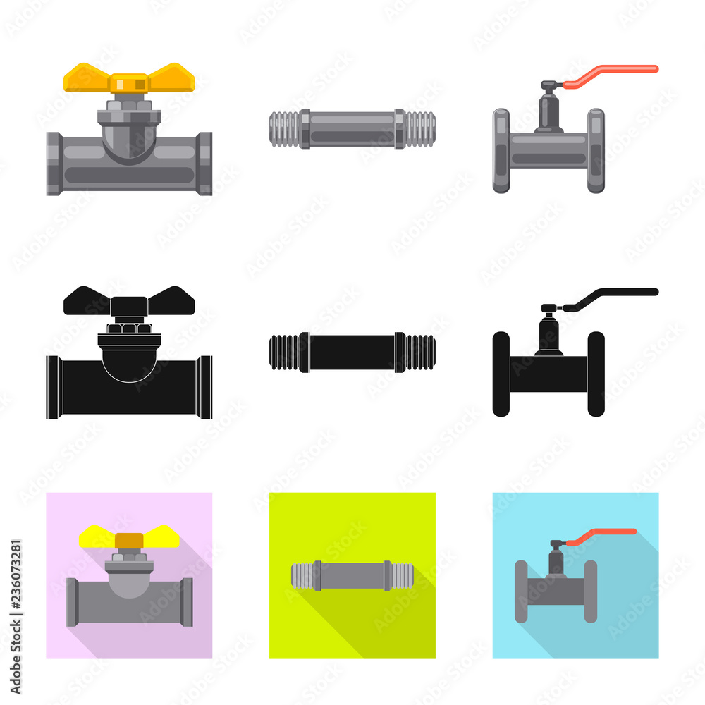 Vector design of pipe and tube logo. Collection of pipe and pipeline stock vector illustration. Vector design of pipe and tube logo. Collection of pipe and pipeline stock vector illustration.