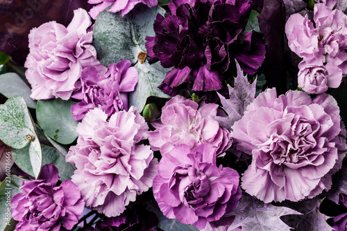 Colorful bouquet of flowers. Flower shop concept.