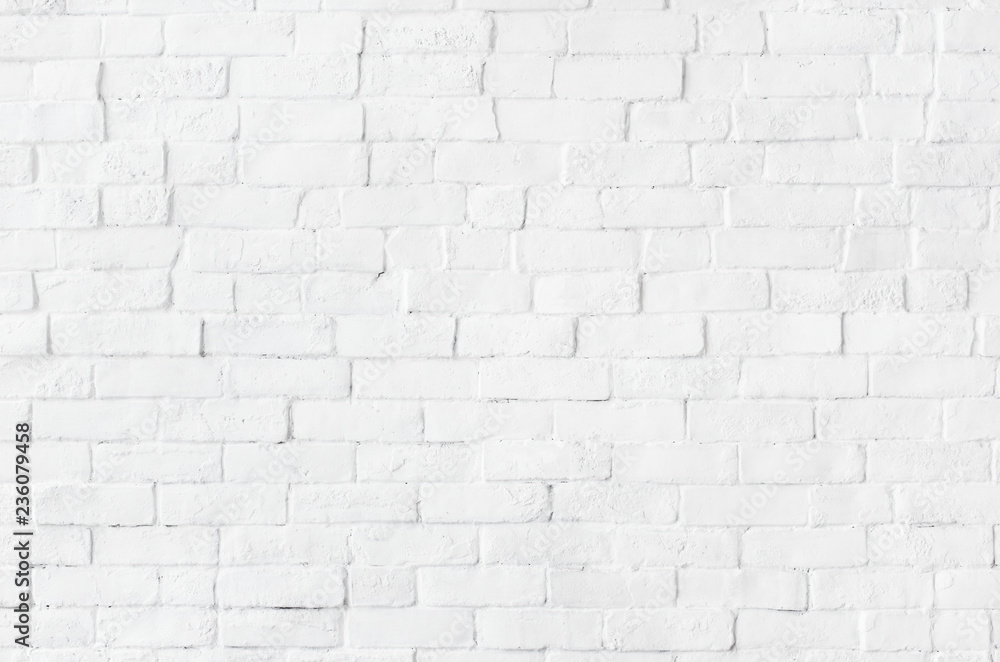 White brick wall textured background White brick wall textured background