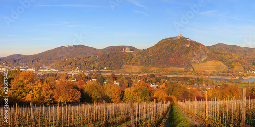 Das Siebengebirge im Herbst, Deutschland photo