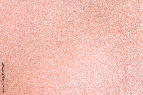 Close up of pink blush glitter textured background photo