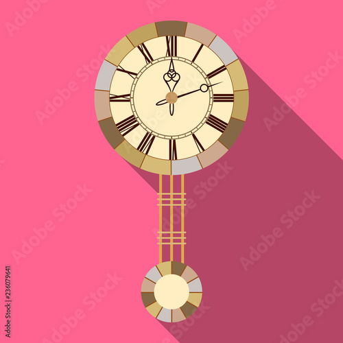 Vector illustration of clock and time icon. Collection of clock and circle stock symbol for web.