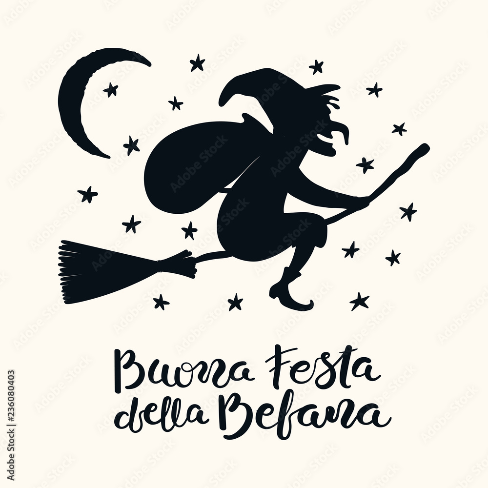 Buona befana - tradução em italiano happy befana witch befana