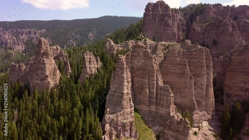 flying near the Silver Jack mountains of Colorado photo