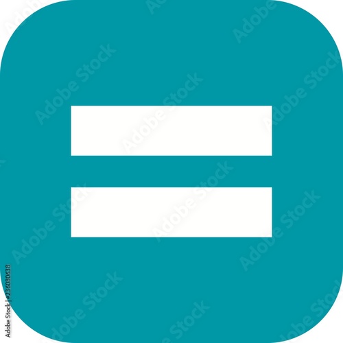 Equal To Vector Icon