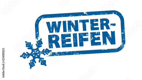 Stempel - Winterreifen - Eiskristall