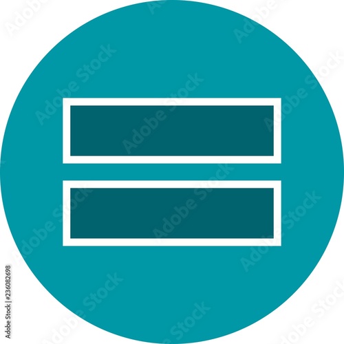 Equal To Vector Icon