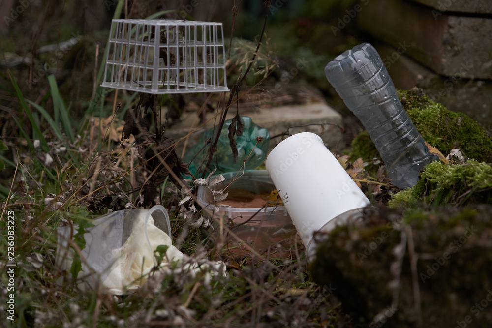 Obraz premium Plastikmüll