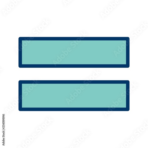 Equal To Vector Icon