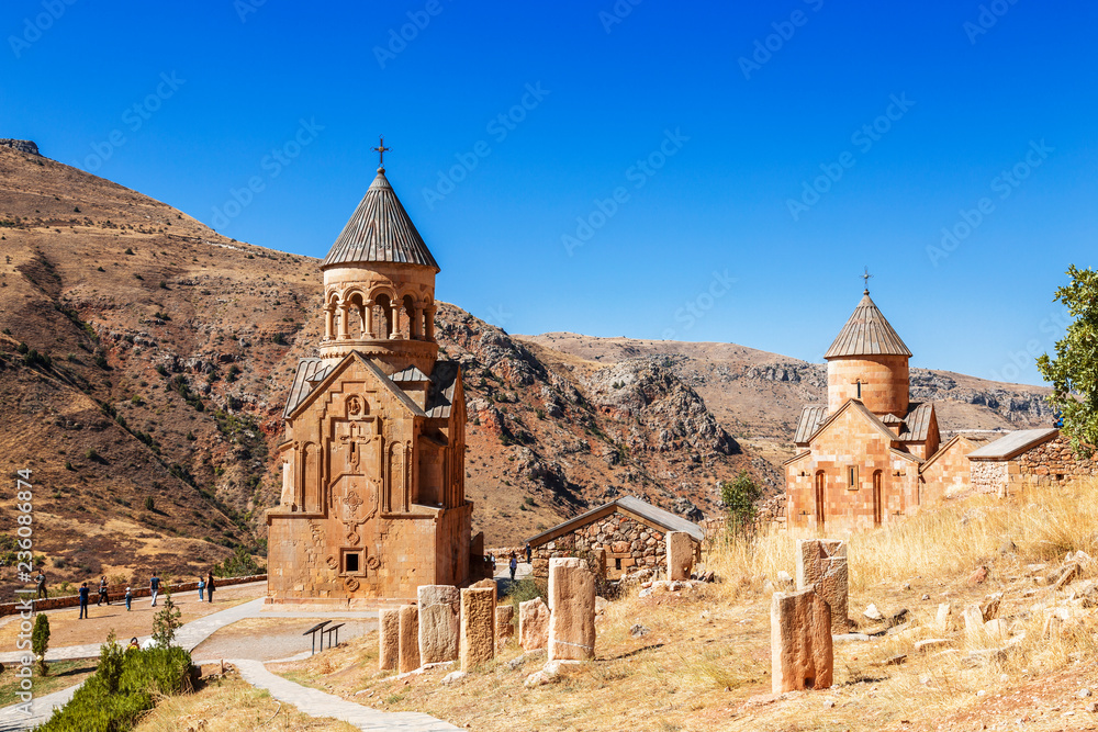The medieval monastery of Noravank in Armenia. Was founded in 1205.