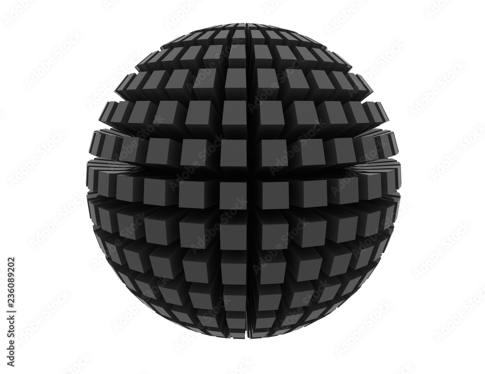 3d abstract sphere concept . rendered illustration 3d abstract sphere concept . rendered illustration