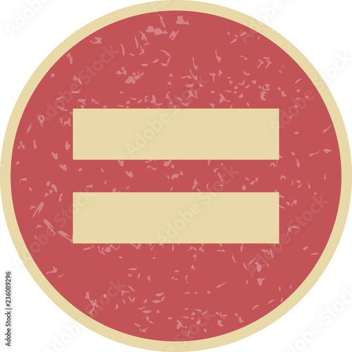 Equal To Vector Icon