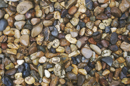 Brown Black Pebbles Texture