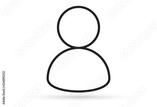 male profile picture, silhouette profile avatar icon symbol