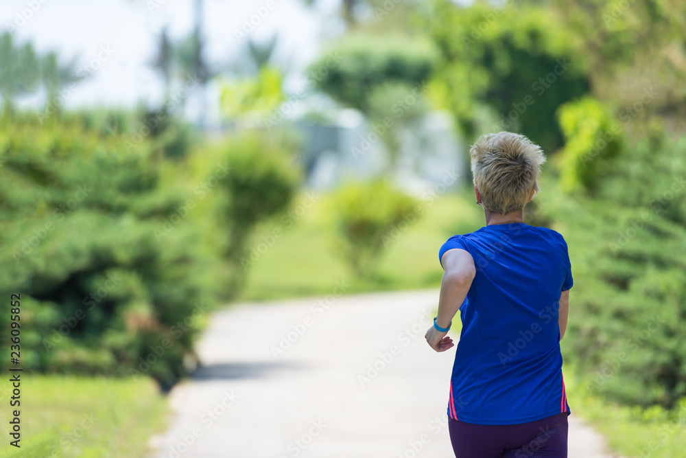 young female runner training for marathon young female runner training for marathon