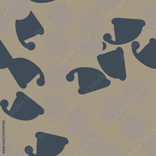 Christmas camouflage of various shades of beige and blue colors