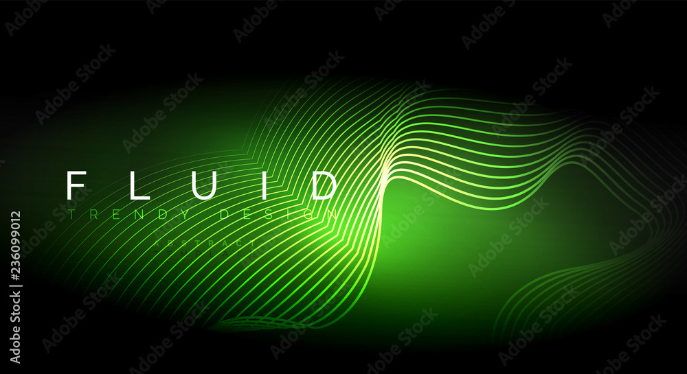 Digital flowing wave particles abstract background Digital flowing wave particles abstract background