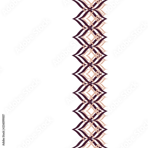 Linear Strokes Underlaid Seamless Vertical Border