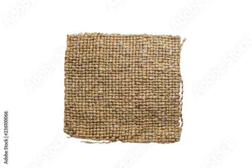 Organic weave pattern. Bag texture. Texture old canvas fabric as background. Texture sack sacking.