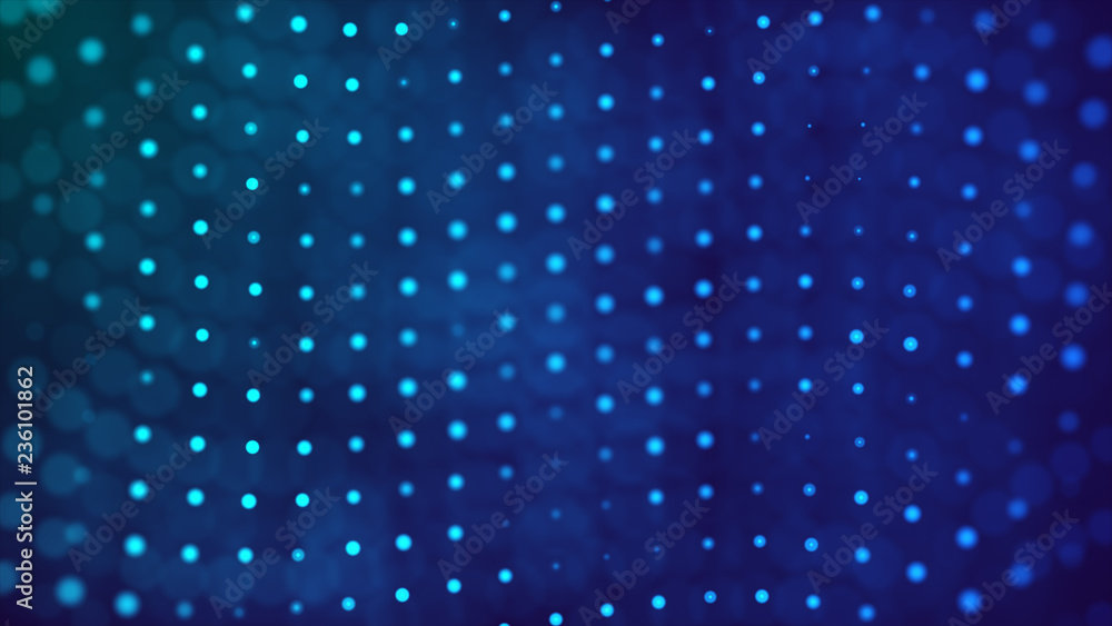 abstract blue background with dots