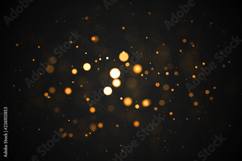 Gold abstract bokeh backgro...