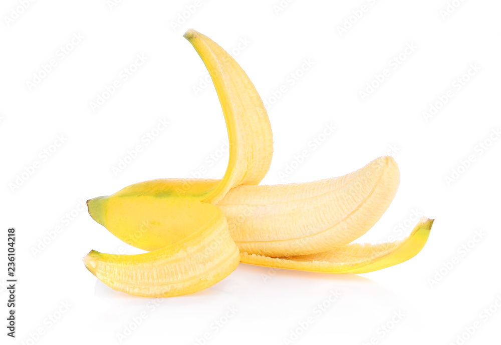 banana isolated on white background.