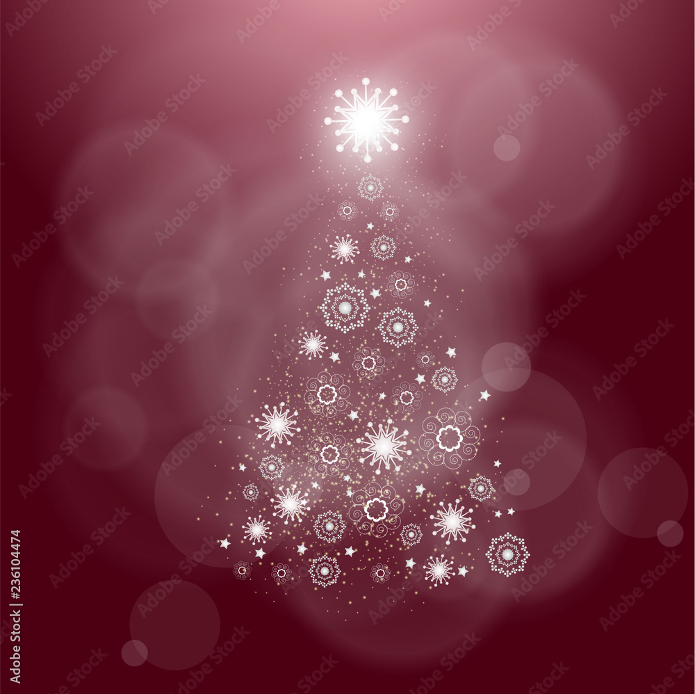 Christmas tree. Vector illustration. Christmas tree. Vector illustration.