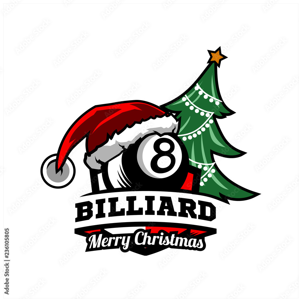 Billiard Cristmas Tree Logo Billiard Cristmas Tree Logo