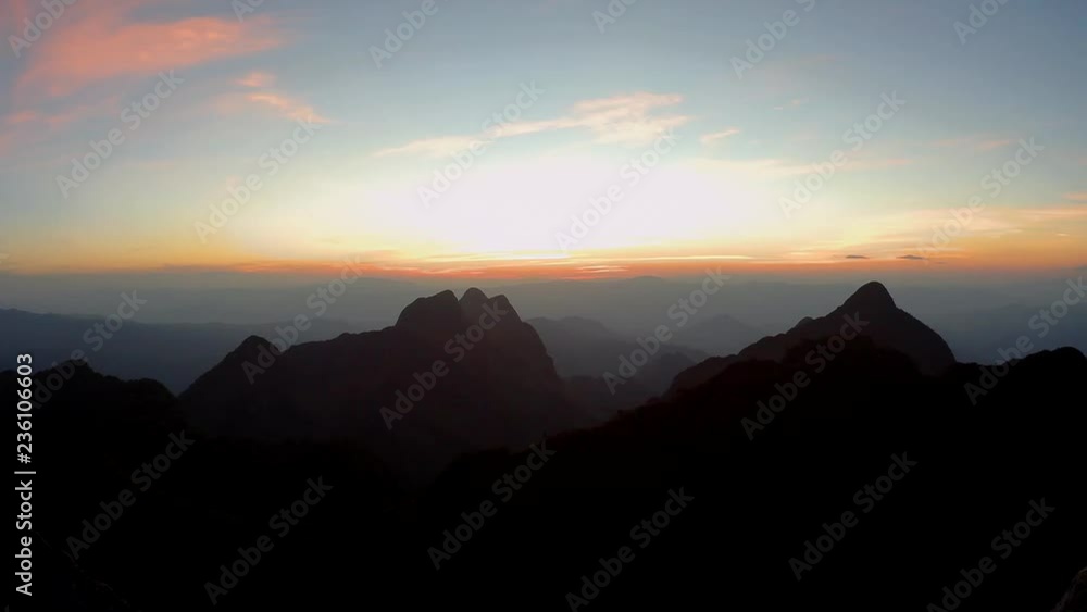 timelapse sunset in the mountains timelapse sunset in the mountains