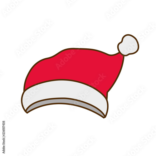 santa's hat isolated icon
