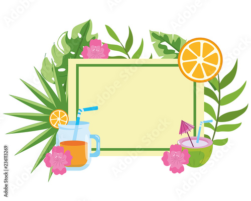 delicious fresh juice cartoon