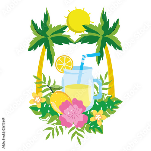 delicious fresh juice cartoon