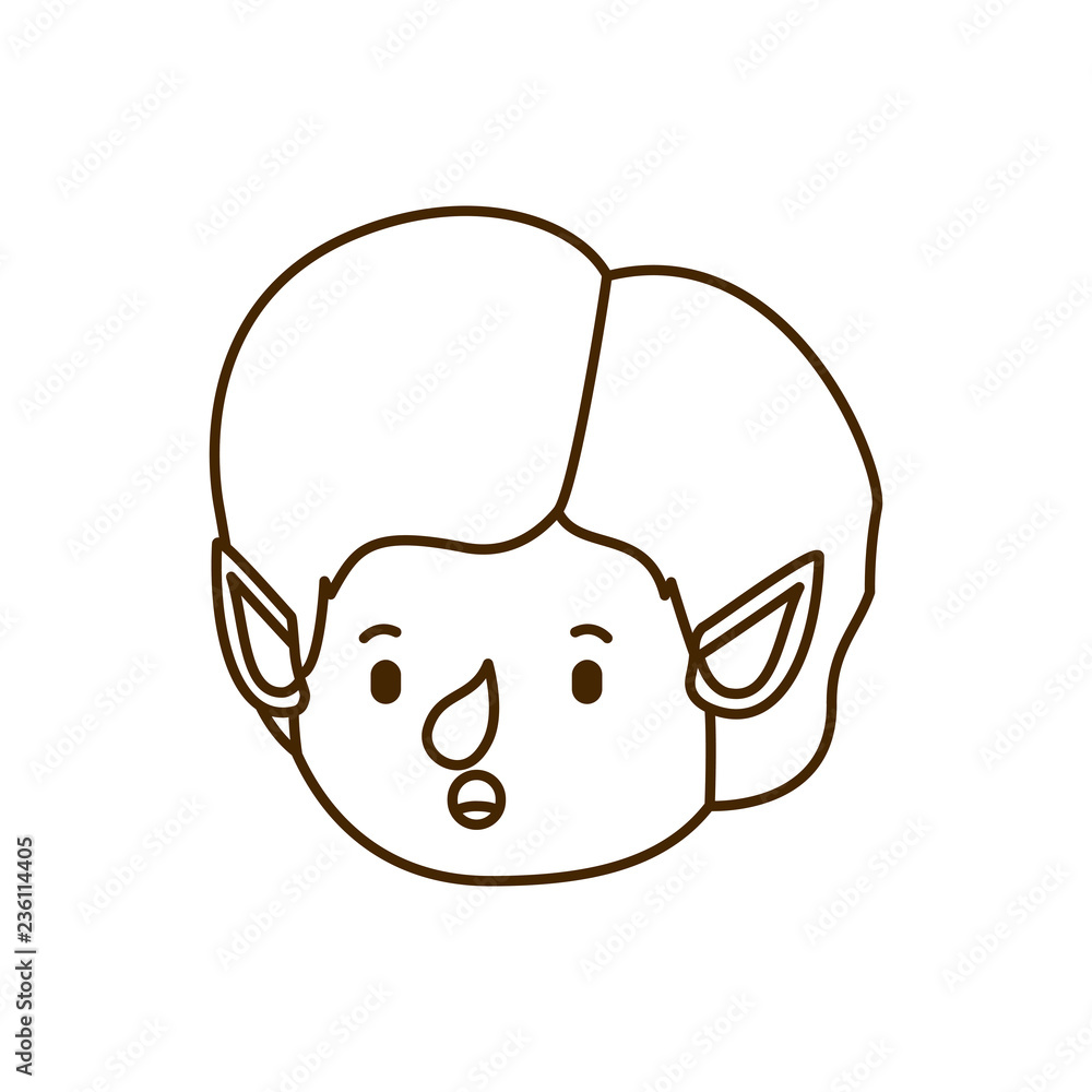 elf head avatar character elf head avatar character