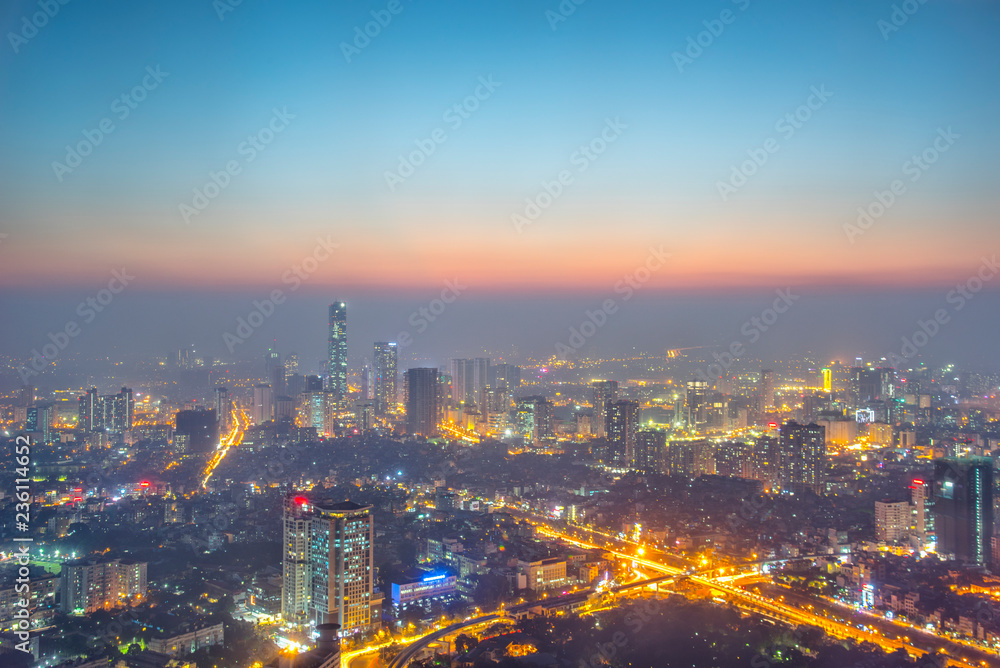 Fototapeta premium Cityscape in Vietnam