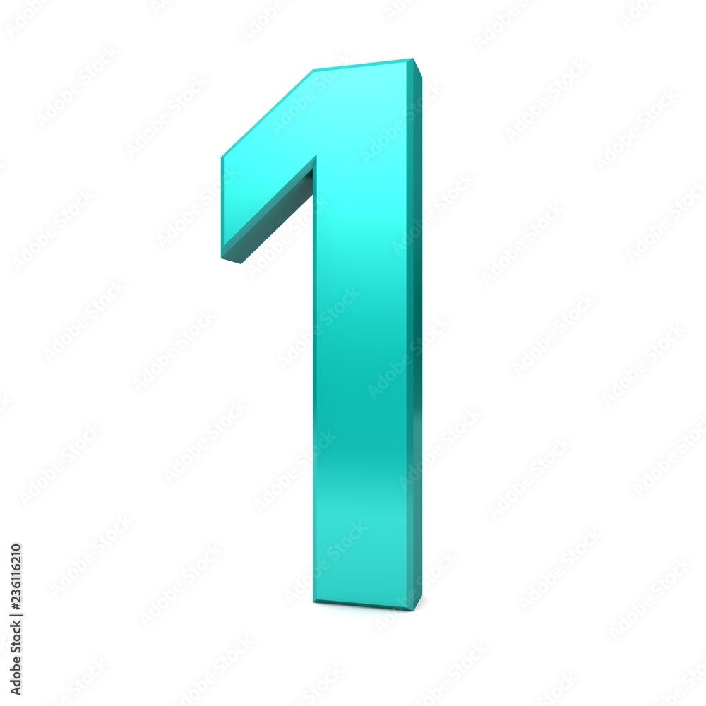 number 1 one 3d sign symbol icon isolated on white background number 1 one 3d sign symbol icon isolated on white background